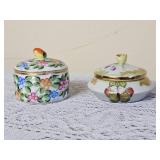 Herend Trinket Box Pair
