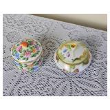 Herend Trinket Box Pair