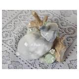 Lladro Figure  Rabbit Eating