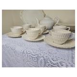 Belleek Limpet Tea Service Irish Porcelain