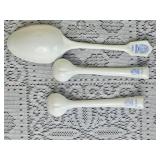 Herend Porcelain Rothschild Bird Serving Spoons