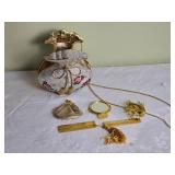 Judith Leiber Crystal Misers Handbag Purse