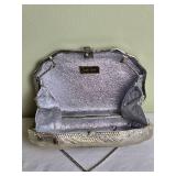 Judith Leiber Crystal Silver Handbag Purse