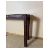 Beautiful Mahogany Chippendale Console Library Table