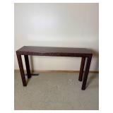 Beautiful Mahogany Chippendale Console Library Table