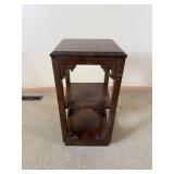 Asian Influence Two Shelf Side Table from Dorothy Collins Interiors