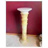 Alabaster and Marble Pedestal Display Column