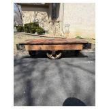 Old Wood Rail Bed Cart from Hamilton Casters