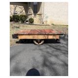 Old Wood Rail Bed Cart from Hamilton Casters