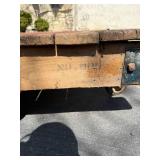 Old Wood Rail Bed Cart from Hamilton Casters
