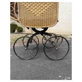 Antique Victorian Wicker Baby Carriage