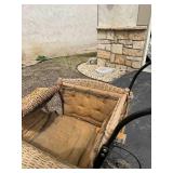 Antique Victorian Wicker Baby Carriage