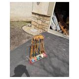 Vintage Rolling Croquet Set