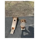 Rustic Wooden Birdhouses, 2