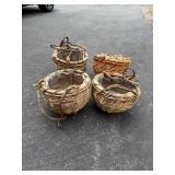 Big Chunky Hanging Planter Baskets, 4