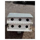 Two Story 12 Hole Birdhouse