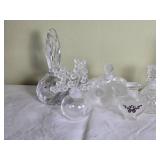 Glistening Colorless Crystal Perfume Bottle Collection - (10)