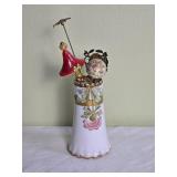 Blakeman & Henderson French Limoges Hat Pin Holder with Vintage Pins