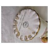 Blakeman & Henderson French Limoges Hat Pin Holder with Vintage Pins