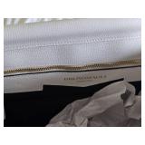 Designer Bruno Magli Handmade Italian Leather Handbag - White - LIKE NEW