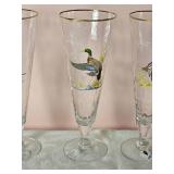 Amazing Naturalist Handpainted Beer Glass Set  - Ned Smith - (6)