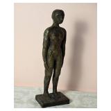 Mid-Century Modern Fine Art Bronze Statuette - Female Form