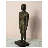 Mid-Century Modern Fine Art Bronze Statuette - Female Form