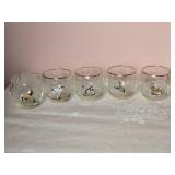 Amazing Naturalist Handpainted Tumbler Set with Pitcher - Ned Smith - (10)