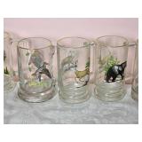 Amazing Naturalist Handpainted Beer Glass Set - (10)