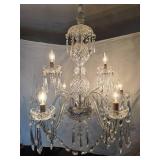 Glistening Vintage Waterford Fine Crystal Chandelier