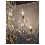 Glistening Vintage Waterford Fine Crystal Chandelier