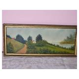 Stunning Original Fine Art Landscape Painting Pair