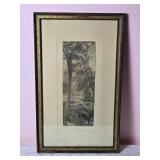 Amazing Antique Landscape Print - Wallace Nutting
