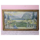 Idyllic Original Fine Art Landscape Painting - Peaceful Lake