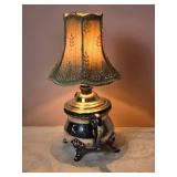 Elegant Vintage Silver Plate Urn Accent Lamp