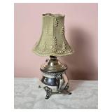 Elegant Vintage Silver Plate Urn Accent Lamp