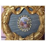 Charming Antique Hanpainted Porcelain Cameo Collection - (3)