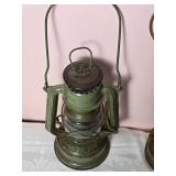 Rustic Antique Lantern Pair -  Feuerhand - E. Thomas & Williams