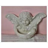 Brilliant Beleek Fine Ceramic Holy Water Font Pair