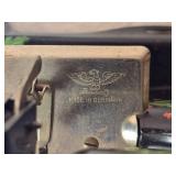 Antique Casige Full Body  Toy Sewing Machine - Handpainted Floral Accent