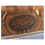 Stunning Antique Bergere Armchair with Child