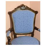Stunning Antique Bergere Armchair with Child