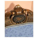 Stunning Antique Bergere Armchair with Child