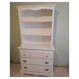 Country  French  White Bookshelf Dresser - Little  Folks Furniture