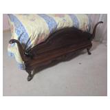 Stunning Vintage Scallop Shell Twin Bed  Set - (A)
