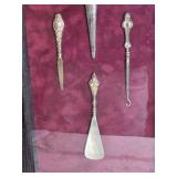 Elegant Framed Antique Silver Plate Gentleman