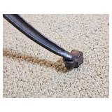 Antique Iron and Wood Book Stand Pedestal