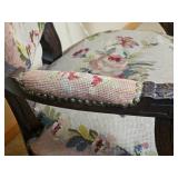 Antique French Needlepoint Bergère Arm Chair