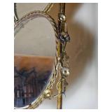 Gold Gilt Collapsing Mirrored French Pastry Stand