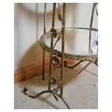 Gold Gilt Collapsing Mirrored French Pastry Stand